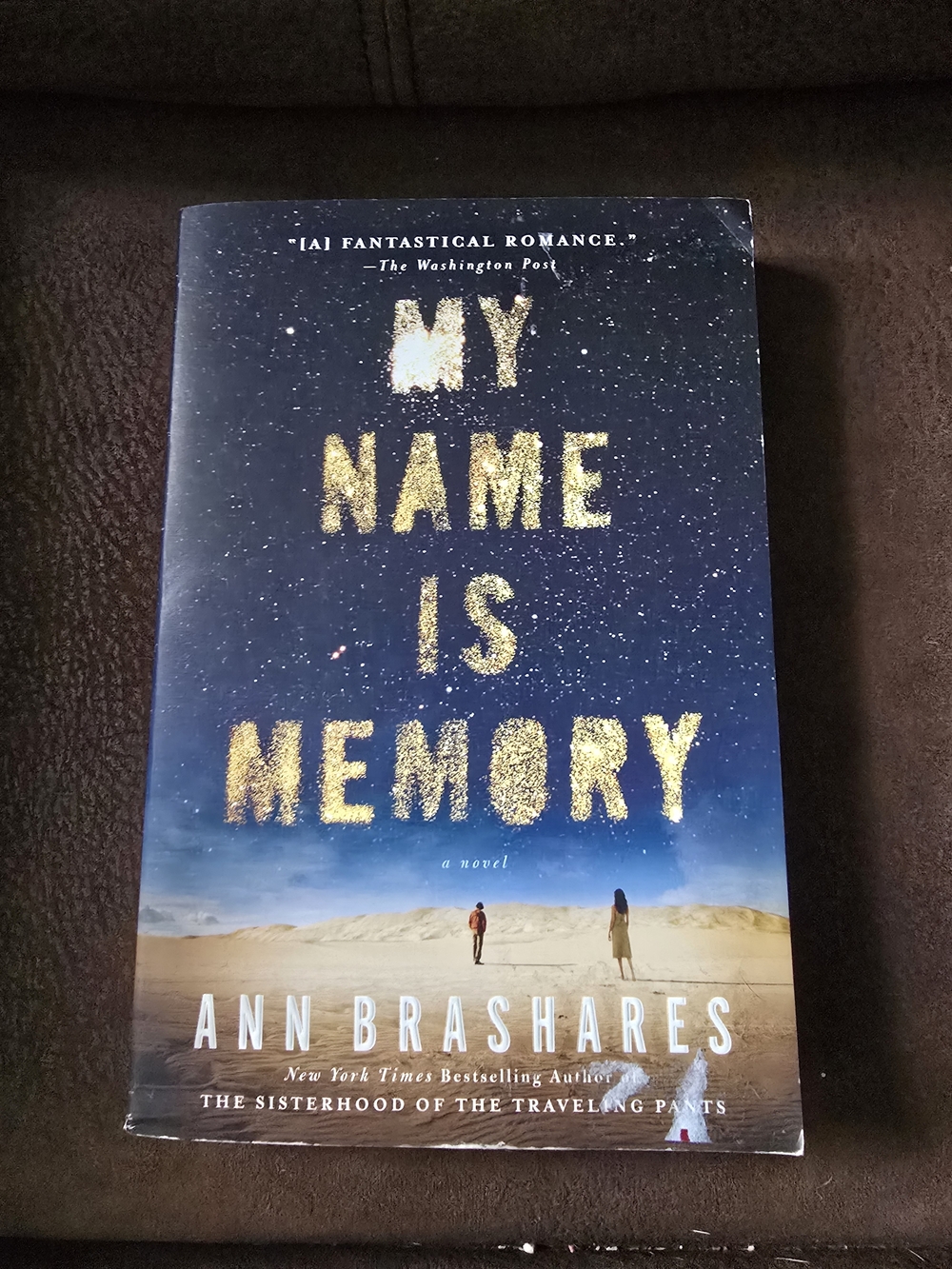 4/$15 My Name Is Memory by Ann Brashares - Blue & Gold Paperback